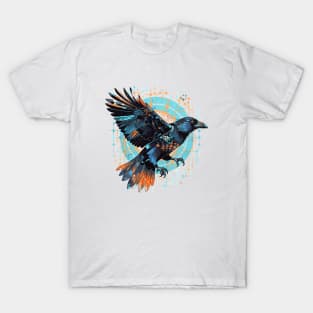 Crow In Flight T-Shirt